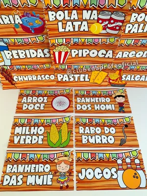 Plaquinhas Sinalizadoras para Festa Junina - foto 15 de 17