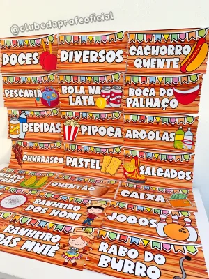 Plaquinhas Sinalizadoras para Festa Junina - foto 4 de 17