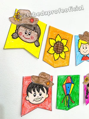 Bandeirinhas para Colorir: Festa Junina - foto 8 de 16