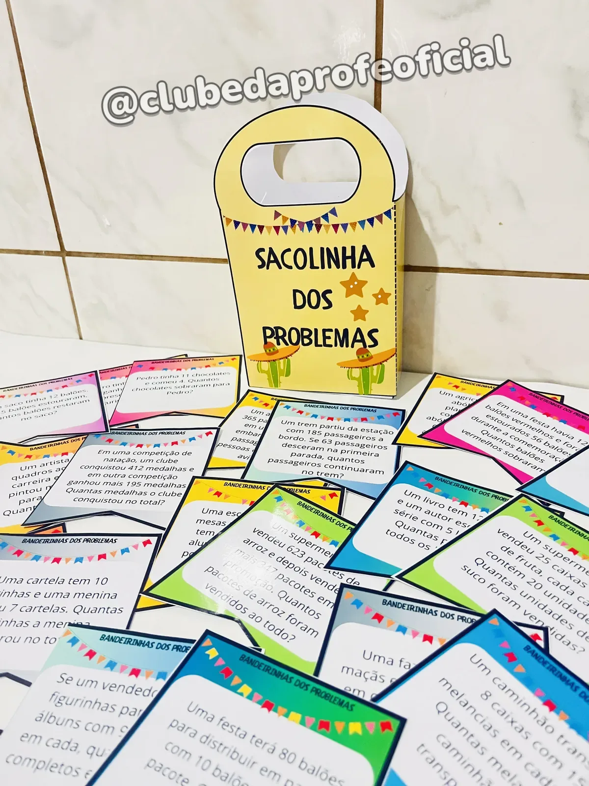 Bandeirinhas dos Problemas: 4º e 5º Ano - foto 1 de 4