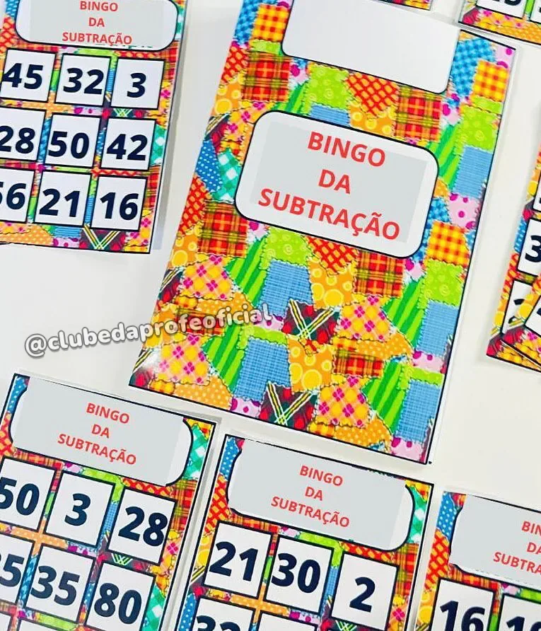 Bingo Junino da Subtração