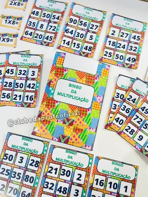 Bingo Junino da Multiplicação