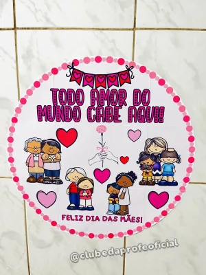 Painel Redondo Dia das Mães