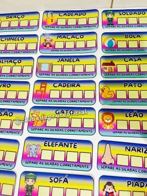 Cards Separe as Sílabas - foto 2 de 5