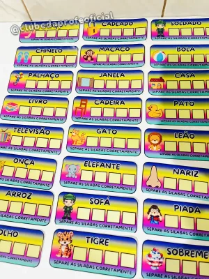 Cards Separe as Sílabas - foto 5 de 5