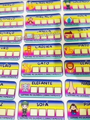 Cards Separe as Sílabas - foto 4 de 5