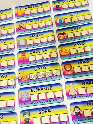 Cards Separe as Sílabas - foto 3 de 5