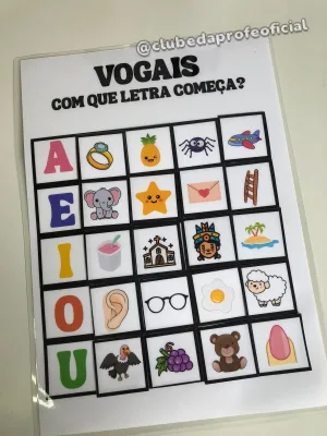 Vogais: Com Que Letra Começa? - foto 5 de 7