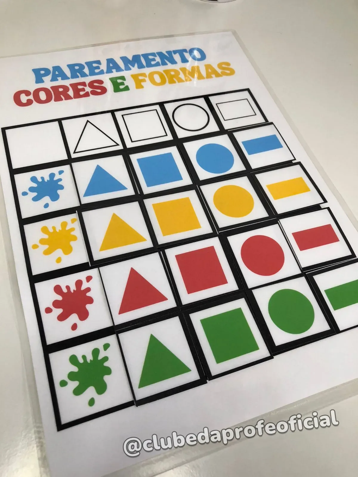 Pareamento Cores e Formas - foto 1 de 8