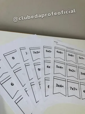 Bandeirinhas da Multiplicação - foto 2 de 4
