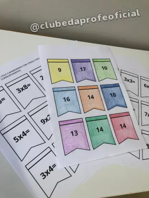 Bandeirinhas da Multiplicação - foto 3 de 4