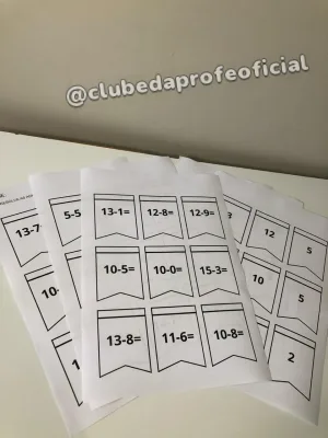 Bandeirinhas da Subtração - foto 3 de 5