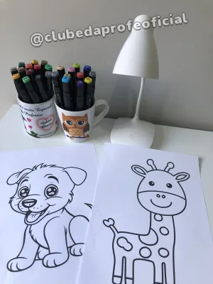 Livro de Colorir Animais - foto 2 de 3