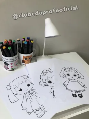 Livro de Colorir Bonecas - foto 2 de 2