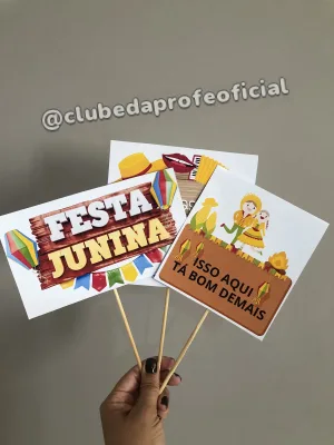 Plaquinhas Juninas para Fotos - foto 7 de 8
