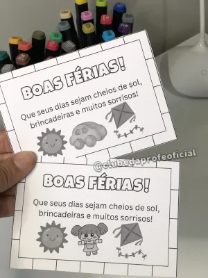 Cartãozinho de Boas Férias - foto 2 de 8