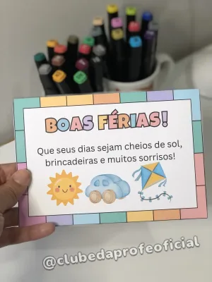 Cartãozinho de Boas Férias - foto 3 de 8