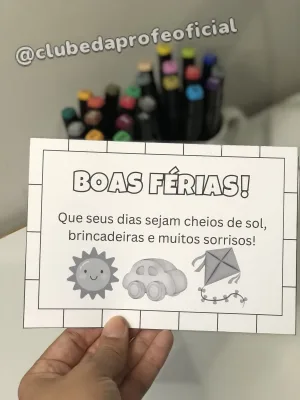 Cartãozinho de Boas Férias - foto 5 de 8