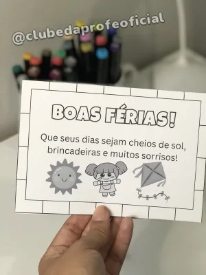 Cartãozinho de Boas Férias - foto 6 de 8