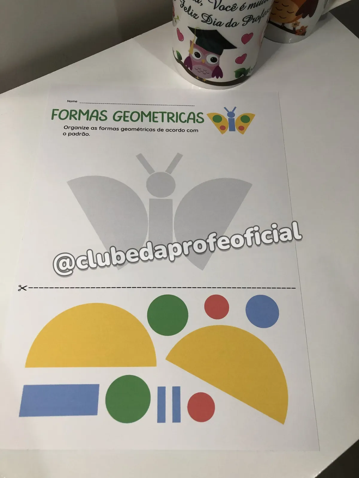 Formas Geométricas: Organize de Acordo com o Padrão - foto 1 de 7