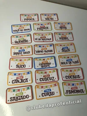 Fichinhas para Festa Junina