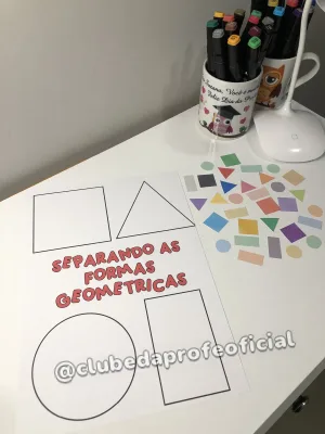 Separando as Formas Geométricas