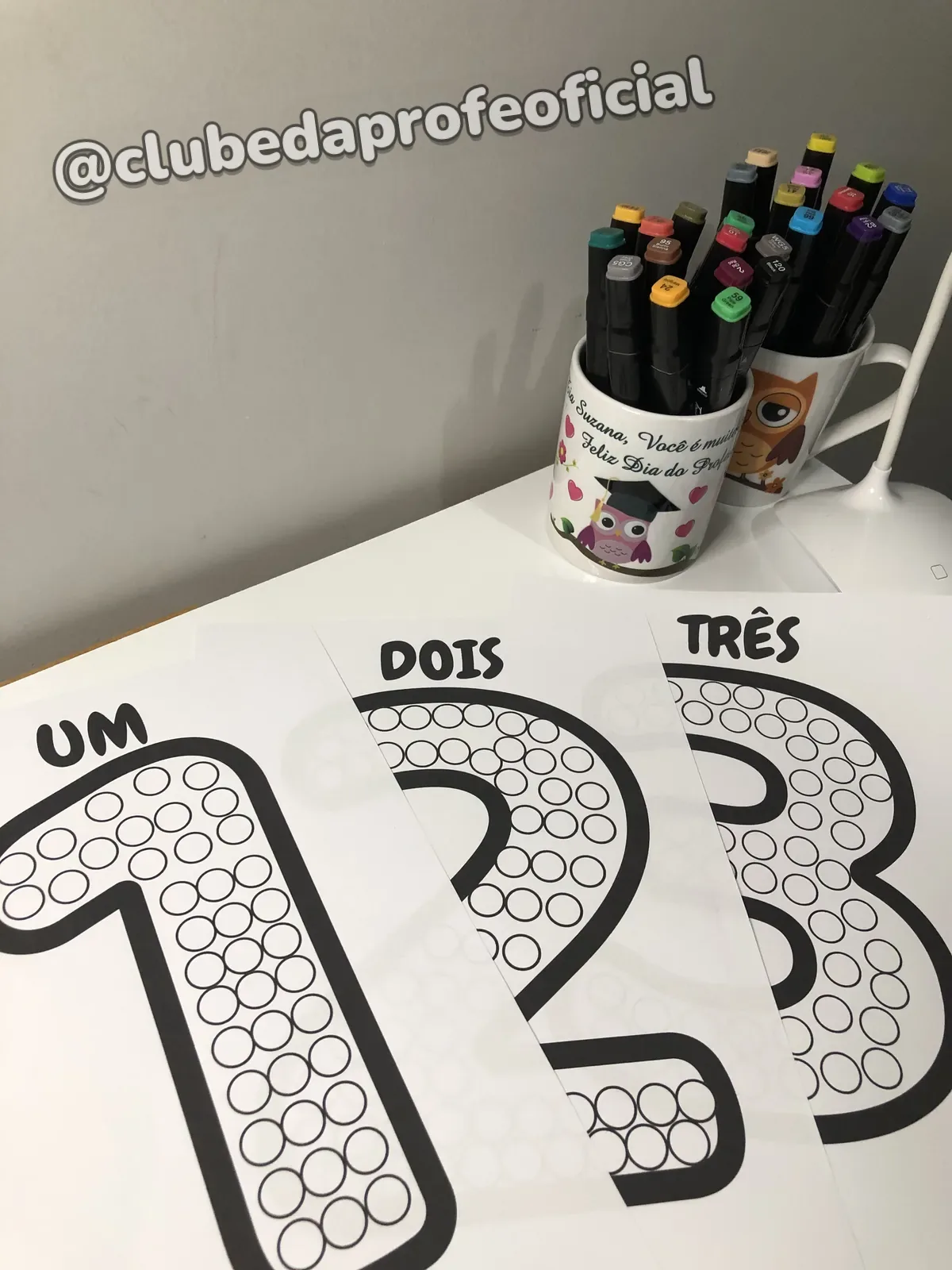 Pintura Sensorial dos Números - foto 1 de 6