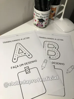Trabalhando as Letras do Alfabeto - foto 1 de 3