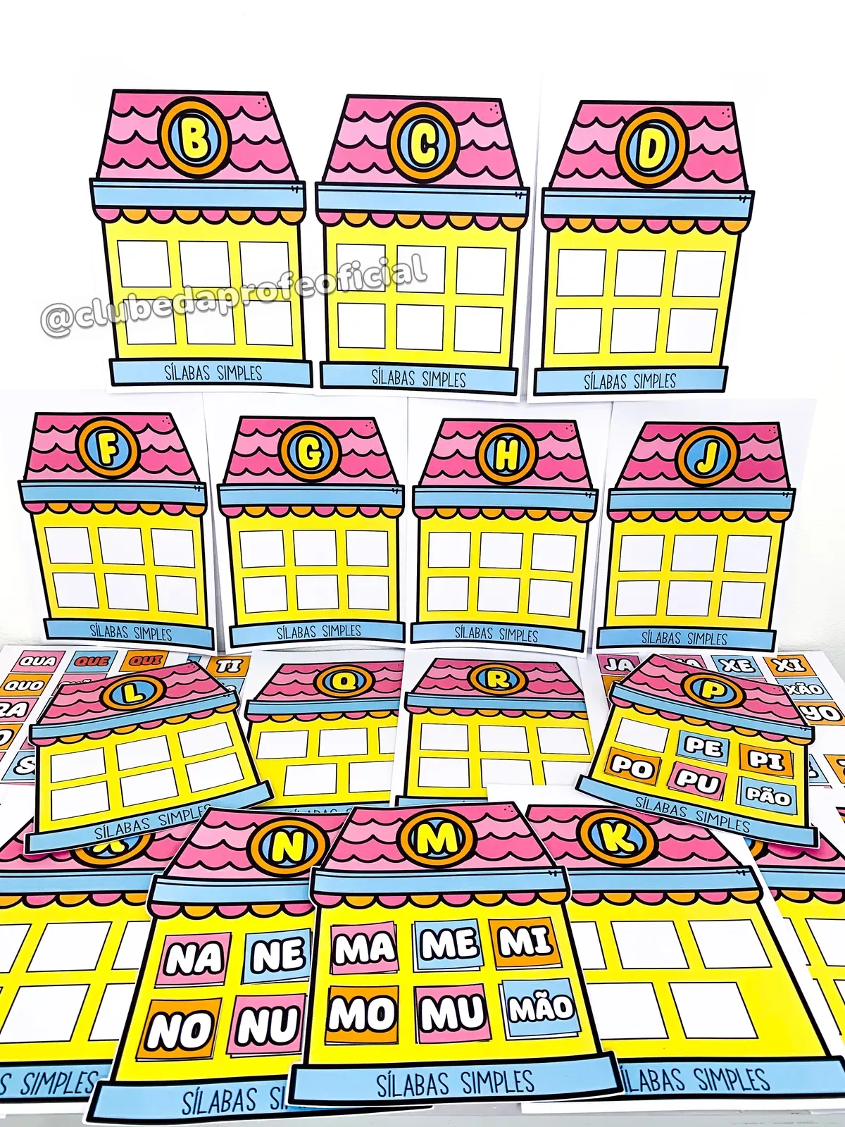 Casinhas das Sílabas Simples - foto 1 de 12