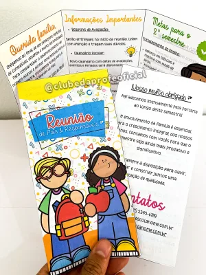 Folder Reunião de Pais - foto 5 de 12