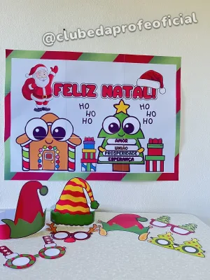 Painel de Natal com Óculos e Gorros - foto 6 de 7