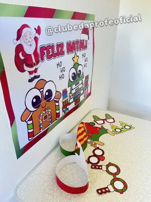 Painel de Natal com Óculos e Gorros - foto 4 de 7