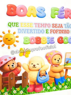 Painel Boas Férias Bobbie Goods - foto 11 de 18