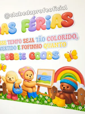 Painel Boas Férias Bobbie Goods - foto 17 de 18
