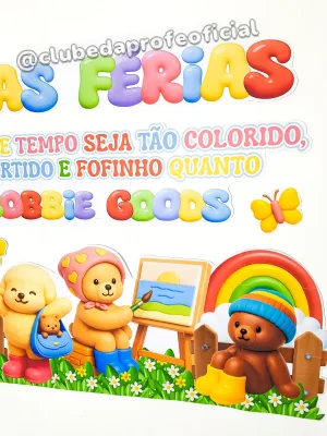 Painel Boas Férias Bobbie Goods - foto 4 de 18