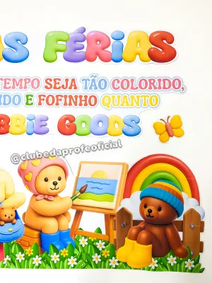 Painel Boas Férias Bobbie Goods - foto 7 de 18