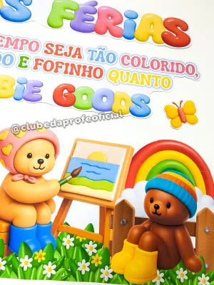 Painel Boas Férias Bobbie Goods - foto 15 de 18