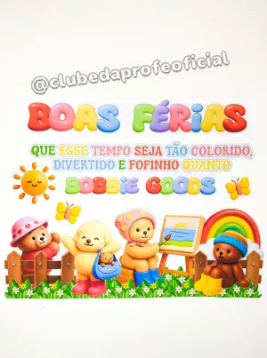 Painel Boas Férias Bobbie Goods