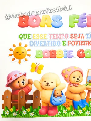 Painel Boas Férias Bobbie Goods - foto 8 de 18