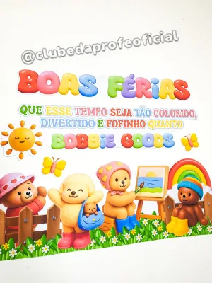 Painel Boas Férias Bobbie Goods - foto 9 de 18