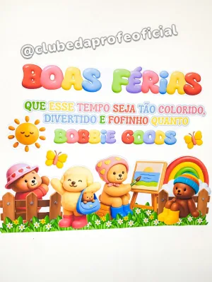 Painel Boas Férias Bobbie Goods - foto 2 de 18