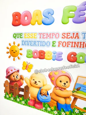 Painel Boas Férias Bobbie Goods - foto 18 de 18