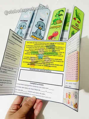 Flipbook de Contos Clássicos com Interpretação de Texto - foto 4 de 4