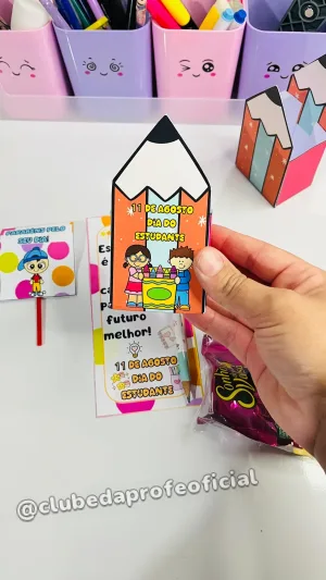 Lembrancinhas para o Dia do Estudante