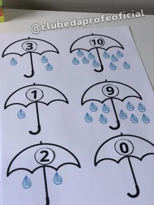 Números e Quantidades: Guarda-Chuva - foto 5 de 7