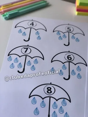 Números e Quantidades: Guarda-Chuva - foto 4 de 7