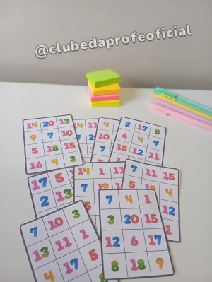 Bingo dos Números de 1 a 20 - foto 1 de 10