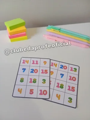 Bingo dos Números de 1 a 20 - foto 4 de 10