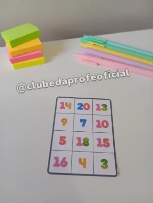 Bingo dos Números de 1 a 20 - foto 3 de 10