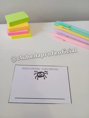 Escreva as Palavras: Sílabas Complexas
